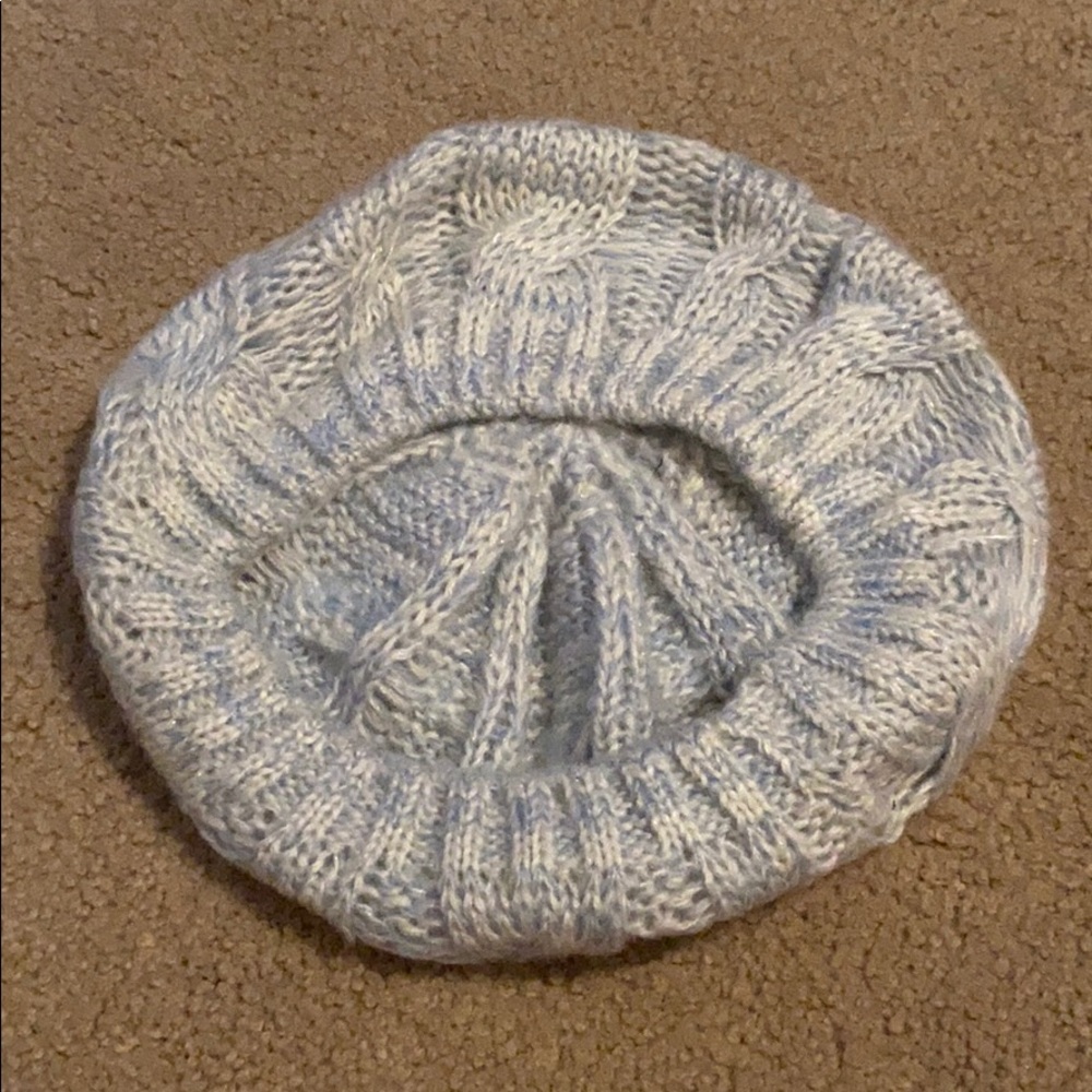 Blue beanie